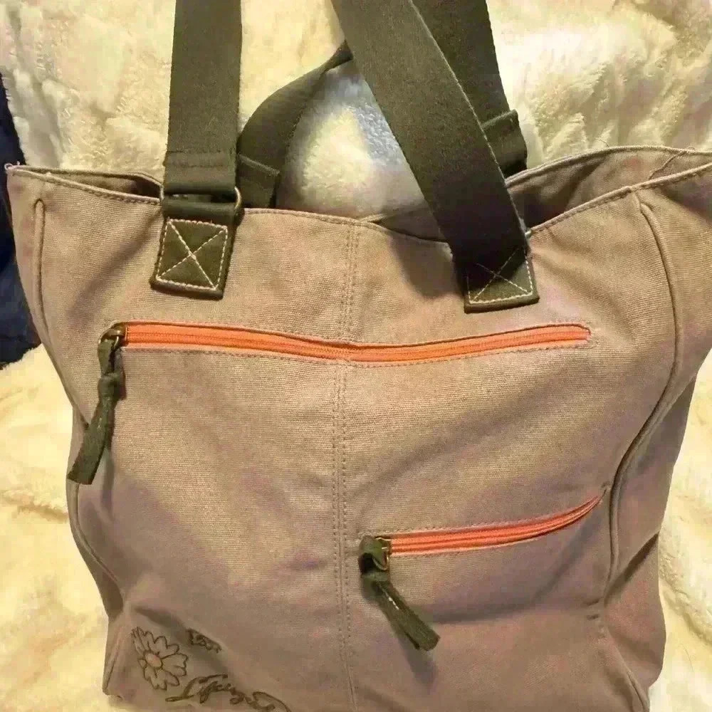 Life is good canvas tote